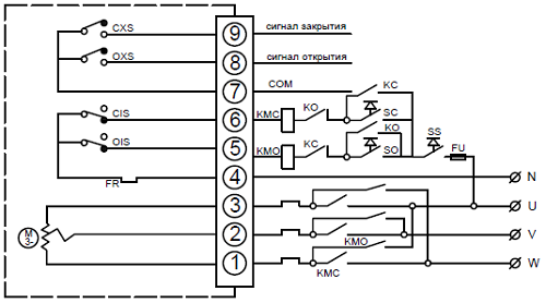 Затвор дисковый поворотный DN.ru AL-316L-EPDM Ду25 Ру16 с электроприводом DN.ru-005 380В