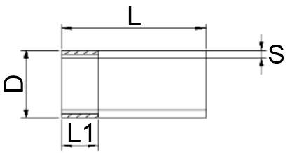 Резьба стальная МеталлПром-Инвест 1/2″ Ду15 Ру16 оцинкованная L=38мм из труб по ГОСТ 3262-75