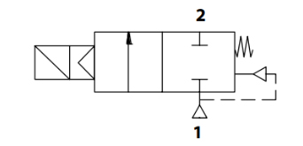 Схема подключения Клапан электромагнитный АСТА ЭСК 600 3/4″ Ду20 проходное сечение 20 мм НЗ пилотный нержавеющая сталь, уплотнение плунжера - NBR, мембрана - NBR, 24В, 0.5 — 16 бар