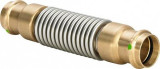 Компенсатор сильфонный осевой Viega 2251 Дн18 Ру10, бронза, пресс, уплотнение EPDM SC-Contur, для линейного расширения труб