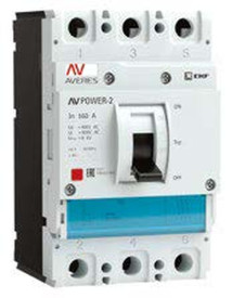 Автоматический выключатель EKF AV POWER-2/3 TR 3Р 200А 35kА, сила тока 200 А, отключающая способность 35 kА